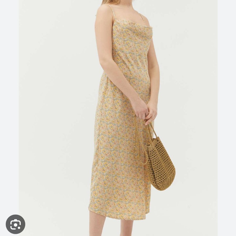 NWT UO Trinity Cowl Neck Midi Dress